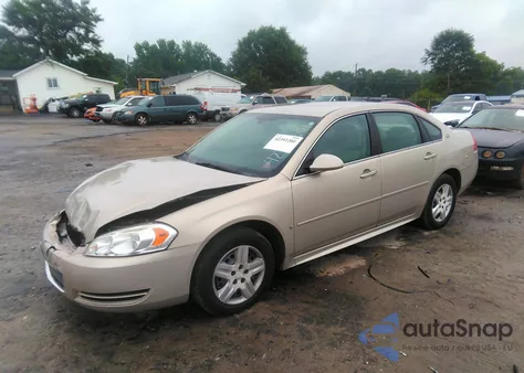 2009 Chevrolet Impala Ls из США, поврежденный, VIN 2G1WB57K791109655